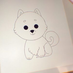 Como Desenhar Cachorro Fofo Passo a Passo